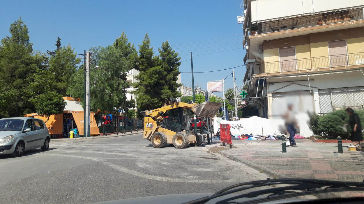 Άνοιξε εχθές η οδός Ηρακλείου από τα συνεργεία οπτικών ινών