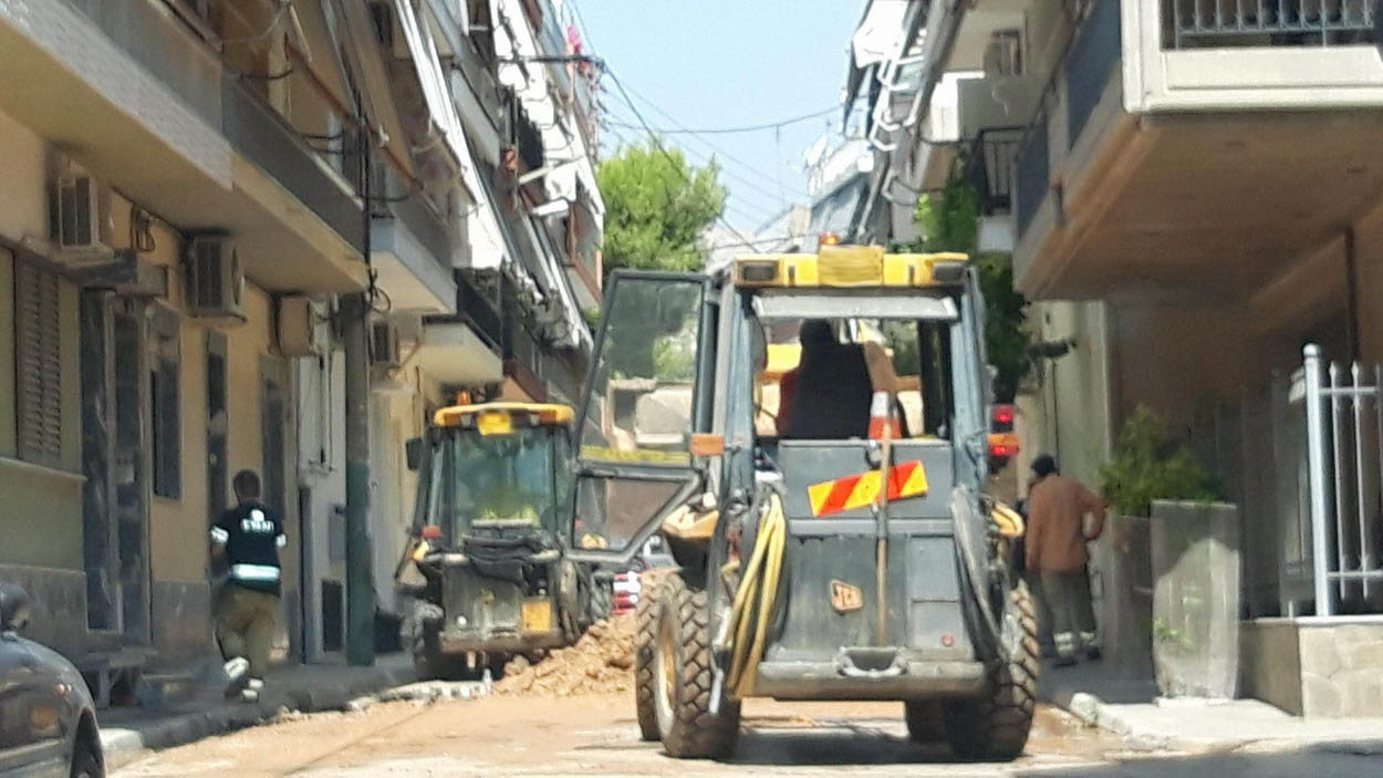 Νέα ζημιά σε αγωγό νερού της ΕΥΔΑΠ είχαμε εχθές – Η οδός Μακαρίου είχε σειρά