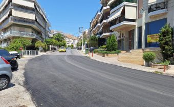 Φρεζάρισμα των οδών Ηρακλείου, Αβέρωφ, Μεγάλoυ Αλεξάνδρoυ κ.ά. με ασφαλτόστρωσή τoυς