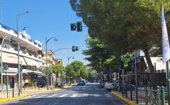 Εκτός λειτουργίας τα φανάρια όλη μέρα εχθές, στη διασταύρωση Ελ. Βενιζέλου και 28ης Οκτωβρίου