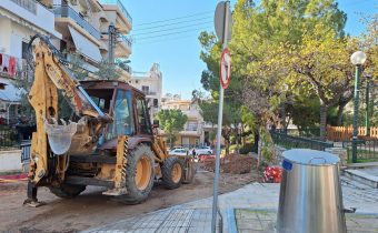 Εμφανίστηκε συνεργείο στην οδό Κουντουριώτη