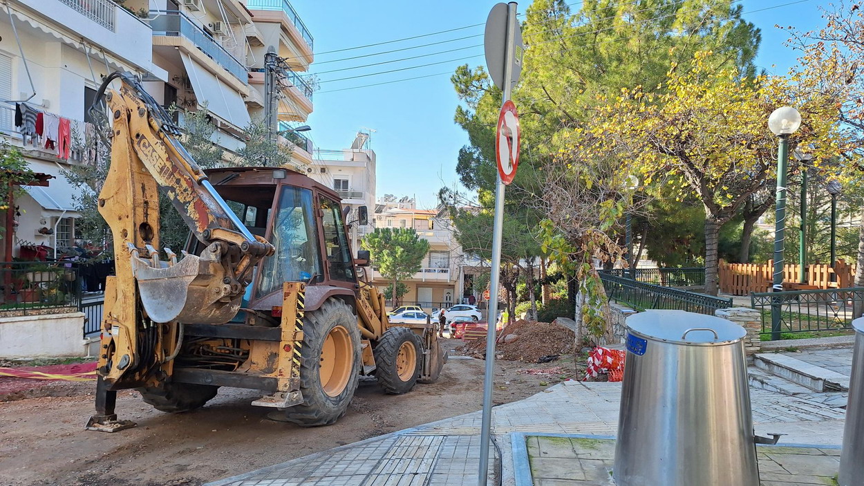 Εμφανίστηκε συνεργείο στην οδό Κουντουριώτη