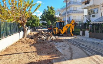 Ξεκίνησαν τα έργα ανάπλασης της οδού Κυκλάδων