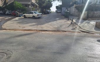Χαντάκι στην Π. Π. Γερμανού επικίνδυνο για πεζούς, δίκυκλα και τροχούς οχημάτων