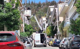 Εναέριες οπτικές ίνες από τη ΔΕΗ στην περιοχή Ριμινίτικα