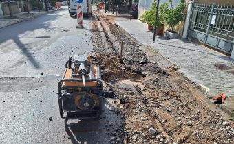 Πάλι κόψιμο παροχής νερού, από μηχάνημα για τις οπτικές ίνες…