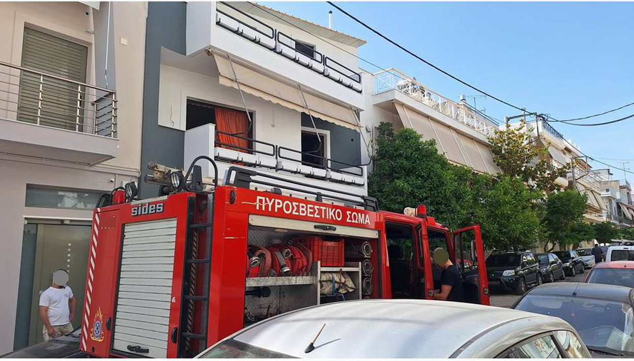 Πυρκαγιά σε διαμέρισμα στην οδό Θησέως
