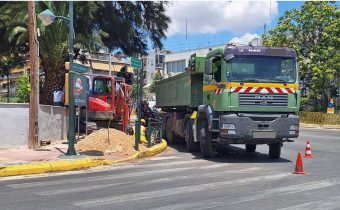 Εργασίες του ΔΕΔΔΗΕ στην διασταύρωση Ελ. Βενιζέλου και Ιεράς Οδού
