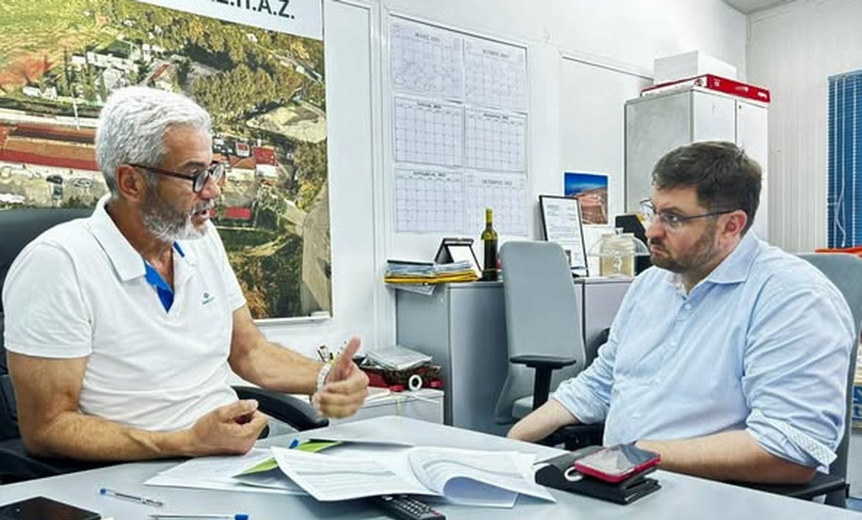 Γρηγόρης Γουρδομιχάλης: Με χαρά υποδεχτήκαμε στις εγκαταστάσεις του ΠΕΣΥΔΑΠ και του ΔΙΚΕΠΑΖ τον Κώστα Ζαχαριάδη
