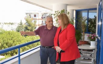 Η Μαρία Συρεγγέλα επισκέφτηκε εχθές το μεσημέρι τη πόλη μας και είχε συνάντηση με τον δήμαρχο κ. Λάμπρο Μίχο