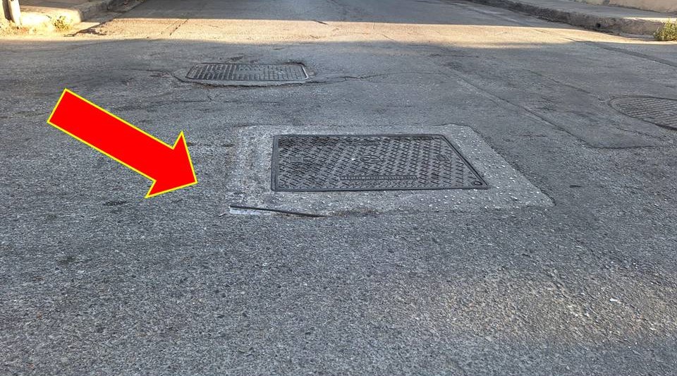 Σοβαρή παγίδα, σχεδόν αόρατη, για πεζούς δικυκλιστές και τροχούς οχημάτων!!!