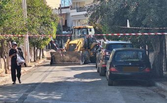 Ξεκίνησαν οι εργασίες ανάπλασης της οδού Χειμάρας από την οδό Μεσολογγίου έως την Π. Π. Γερμανού