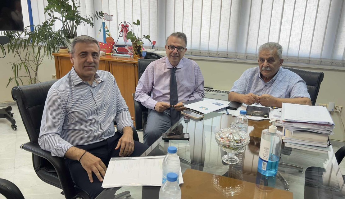 Ο Αντιπεριφερειάρχης Βασίλης Λώλος στην επίσκεψη του Αντιπεριφερειάρχη Υγείας Θάνου Ασκητή στην Αγία Βαρβάρα!