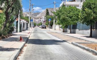 Λίγα μέτρα απομένουν ακόμα για να ανοίξει η οδός Κυκλάδων σε όλο της το μήκος της