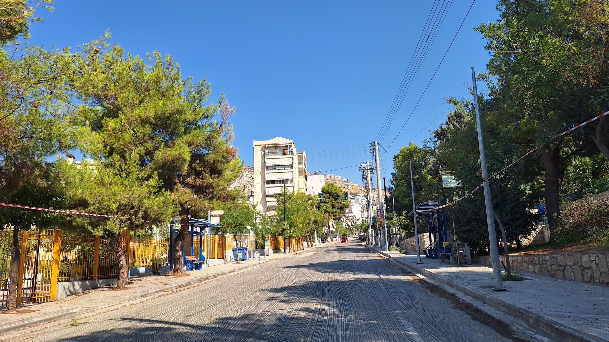 Σχεδόν ολοκληρώθηκε το φρεζάρισμα του οδοστρώματος της οδού Π. Π. Γερμανού