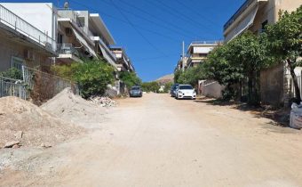 Προκλητικό το σύνθημα: “Η ταλαιπωρία θα είναι προσωρινή, αλλά η ωφέλεια θα είναι διαρκής” για τους κατοίκους της οδού Κουντουριώτη…