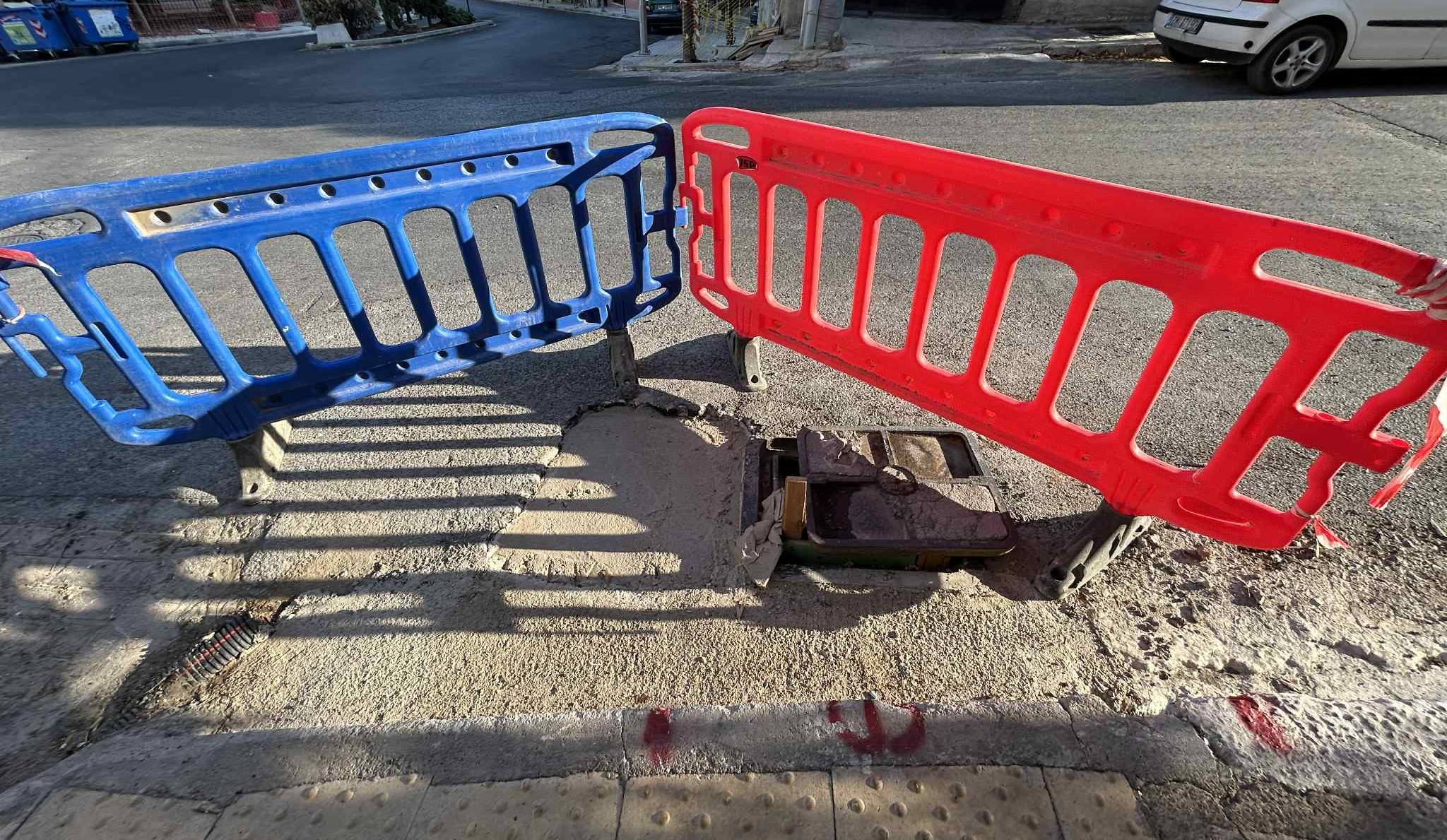 Καλύφθηκε η καθίζηση στην οδό Κρήτης, μετά το δημοσίευμα μας…