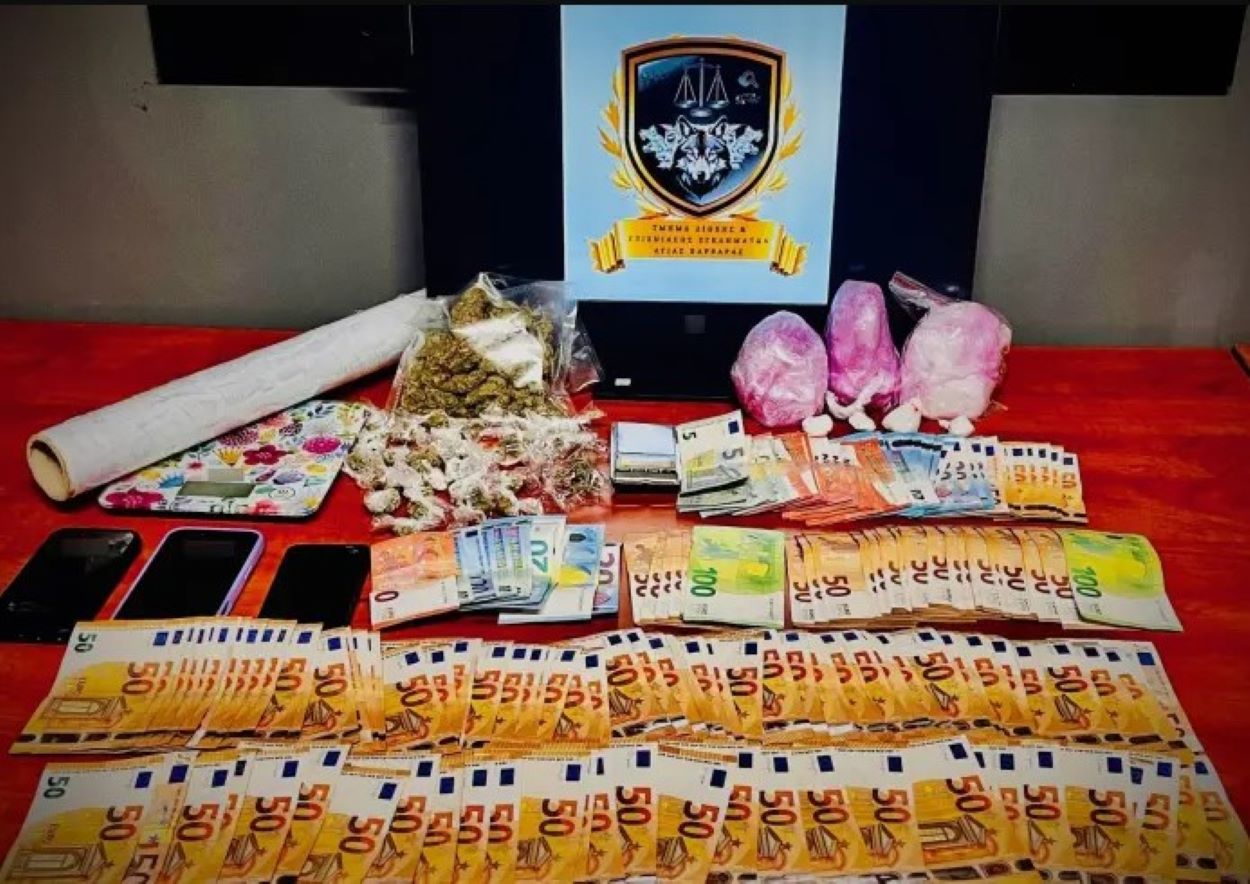 Από το Τμήμα Δίωξης και Εξιχνίασης Εγκλημάτων Αγίας Βαρβάρας εξαρθρώθηκε εγκληματική οργάνωση διακίνησης κοκαΐνης και ακατέργαστης κάνναβης